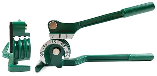 Piegatubi manuale 3 in 1, utensili manuali for piegatura 0°-90°/180° for tubi in rame e alluminio da 6/8/10 mm(3-in-1(0°-180°)-97327)
