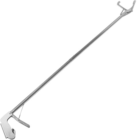 Abaodam Pinza per Serpenti in Acciaio Inox Pieghevole Blocco, Strumento per Cattura Serpenti Leggero e Resistente, Adatto per Giardinaggio, Agricoltura e Lavori in Montagna