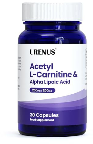 Acetyl L-Carnitine + ALA Capsules – Energy, Focus & Daily Wellness Supplement – 30 Vegan Capsules – Made in UK