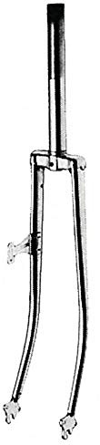 Point Sportgabel - Hi-ten - Schaft 1 - Größe 26 - Schaft 230 Mm - Gewinde 70 Mm, silber, 29001200