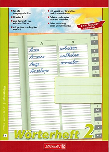 Lernheft/WörterheftBrunnen Lin. 2 / A5 hoch