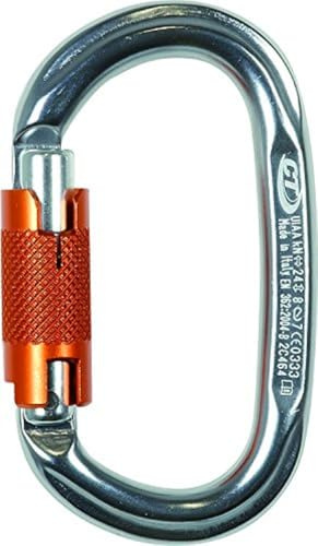 Climbing Technology Pillar WG karbinhake oval med tvingar 2 rörelser, blå