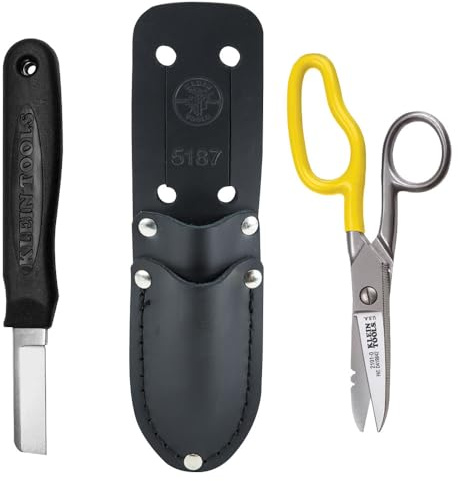 Klein Tools 46039 Cable Splicer's Kit with Cable Splicer Electricians Knife and Free-Fall Snip