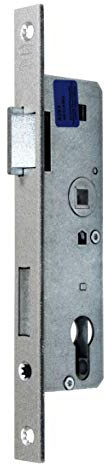 BKS Rohrrahmenschloss/Rahmenschloß 35/72/8, Stulpbreite: 20mm, DIN Links (schmale Bauweise) incl. SN-TEC® Montageset