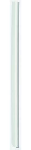 DURABLE Klemmschiene, A4, Schenkellänge: 13 mm, für: 60 Blatt, weiß (100 Stück), Sie erhalten 1 Packung á 100 Stück