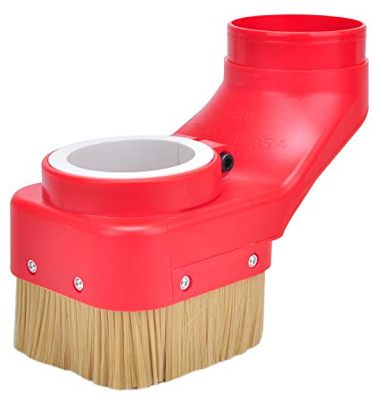 Daedalus NL330 CNC Dust Shoe, Spindle Dust Shoe Cover Cleaner for CNC Router 80 mm Spindle Motor Milling Machine Engraving Tool, Red