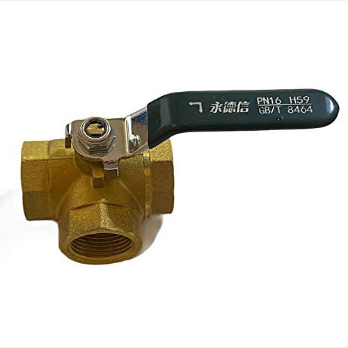 VALVOLA DEVIATRICE MANUALE 3/4 FEMMINA IMPIANTO SOLARE TERMICO CALDAIA ACQUA CALDA SCALDABAGNO