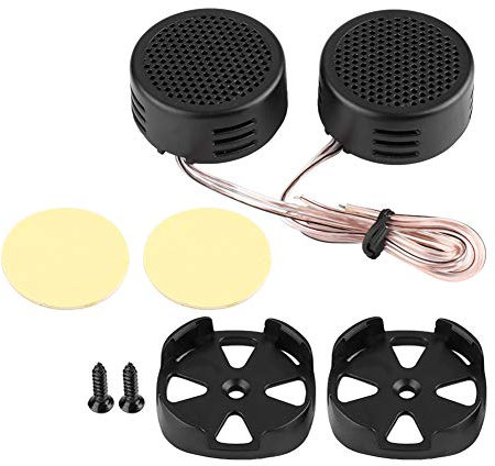 Haut-parleurs de voiture 12V 500W Mini haut-parleur de voiture Tweeters audio noir 200mm 98dB haut-parleurs