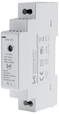 SeKi Hutschienen-Netzteil H-15-5 - 5V - 2,4A - 12W DIN Rail - Netzteil