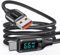enablink Usb C Kabel, 6A 66W Pd Usb C Kabel Usb C Mit Bildschirm Qc 4.0 1,2M Nylon Typ C Ladekabel FüR Phone 15 Pro Samsung Galaxy S21 S20 Huawei Mate 40/30/20 Huawei P40 Oneplus 3 Xiaomi,Typ C Handy