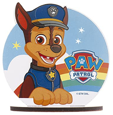 dekora - Cake Topper Kuchendekoration | Chase Paw Patrol Tortendeko - Abmessungen 12 x, 5 cm