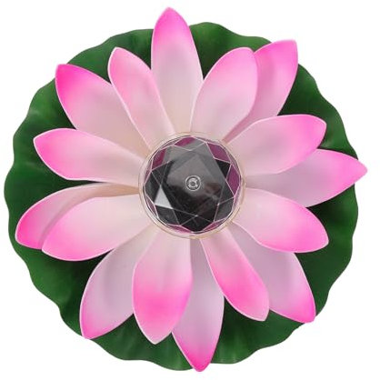 Mipcase Lampes De Bassin Solaires Dirigé Lumières De Nénuphar Piscine Lumières Fleurs Nénuphar Lumière Otus Souhaitant La Lumière Nénuphars Solaires Pour Piscine P_b07rghtqmr Feuille Lotus