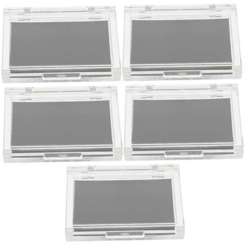 minkissy 5 Teilige Box Mit Magnet Aufbewahrungsbox DIY Lidschatten Behälter Lidschatten Palette Leere Make Up Palette Magnetischer Make Up Halter Kosmetikbehälter Puderetui Für