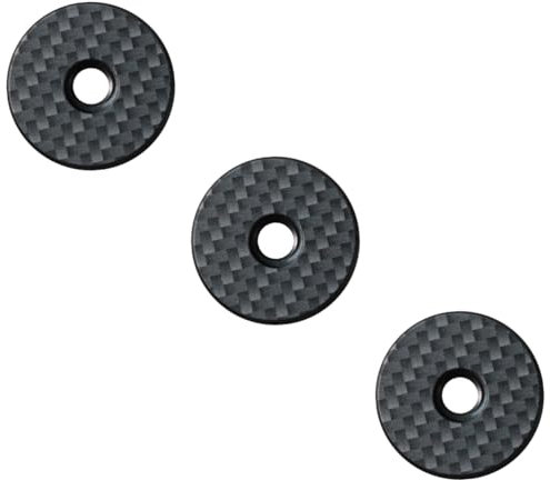 HANABASS 3stücke Aluminiumlegierung Headset Schrauben Und Bowl Cover Für Mountain Und Rennräder Robuste Und Leichte Abdeckung Einfach Zu Montieren Für Fahrrad-vordergabel