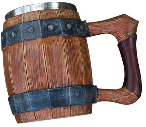 Alipis Handheld Bar Beer Mug Vintage Coffee Mug for Outdoor Drinkings and Celebrations Random Color