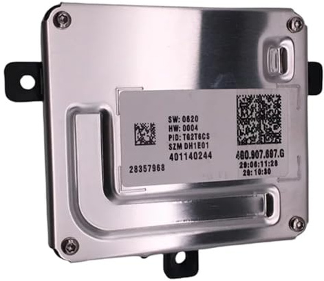 CAKYSE Phare Module Pilote Compatible avec VW pour Golf MK7 2012 2013 2014 2015 2016 2017 Ballast De Phare De Voiture Module De Feux De Circulation Diurnes Accessoires De Voiture OEM:4G0907697A