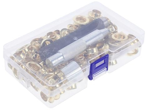 Ciieeo 100sets Kit Strumenti Per Occhielli Kit Installazione Per Occhielli Per Cintura