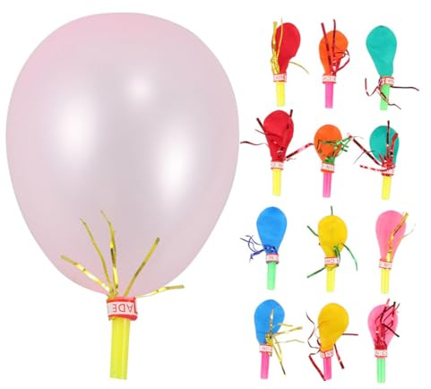 SOPOTUTU 100stücke Luftballon-pfeifen Für Junge Mädchen Bunte Partybläser Für Geburtstagsfeiern Karneval Und Festdekorationen Sicheres Kinderfreundliches Design Mit Stilvollem Goldenen
