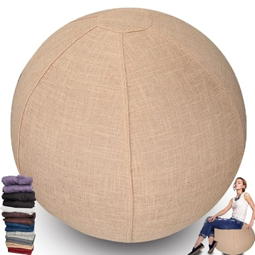 WTZHHK 9 Couleurs Swiss Ball Ballon Gym Grossesse Couverture 55/65/75 cm Protection Contre La PoussièRe ProtéGer Les D'Enveloppe pour La Maison Et Le Bureau Ballon d'exercice