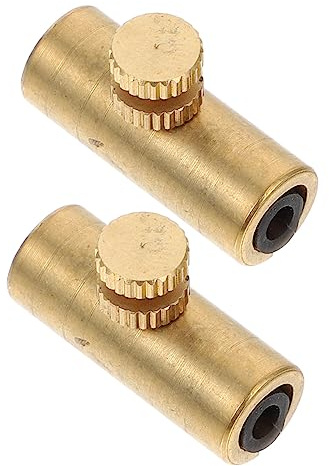 2 Stück Verstellbare Cello Wolfston Dämpfer aus Kupfer, Gold | Zubehör für Streichinstrumente, Kompakte Form, Leicht zu Tragen, Elegantes Design
