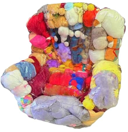 Sedia di peluche | Sacco di fagioli di animali riempiti trasparente, 2 in 1 impermeabile per appartamento, soggiorno, sala giochi, camera da, asilo, angolo di lettura, interni