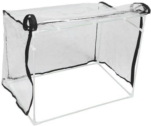 WRITWAA 1 Juego de Invernadero pequeño para Exterior e Interior, Mini Invernadero portátil con Cubierta para Plantas, para Cultivo de Semillas de Verduras y Tomates, 60 x 40 x 40 cm.