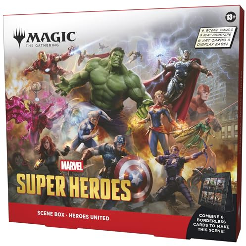 Caja de Escena de Magic: The Gathering | Marvel Super Heroes: Heroes United (Versión en Inglés)