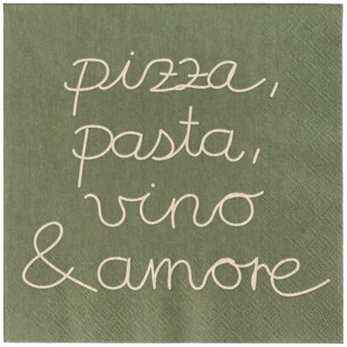 Räder Serviette Pizza, Pasta, Vino & Amore - Cucina Italiana