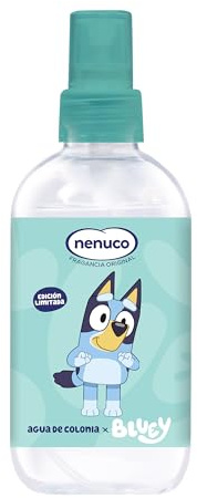 Nenuco agua de colonia fragancia original formato spray 240 ml, edición limitada Bluey, recomendada para bebés a partir de 3 meses