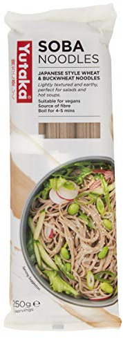 Yutaka Soba Noodles 250g | Authentic Japanese-Style Buckwheat Noodles | Vegan & Gluten-Free | High Fibre | Perfect for Stir-Fries, Soups & Salads | Quick & Easy to Cook