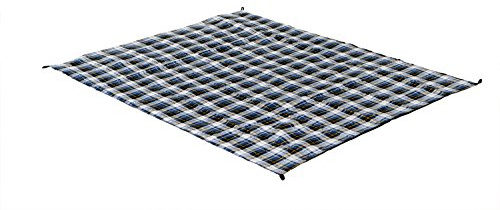 AMAZONAS Ultra-Light Picknickdecke Travel Blanket 350 g 150 x 120 cm blaukariert