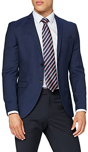 JACK & JONES Homme Jprsolaris Blazer Noos Veston, Dark Navy, 54 EU