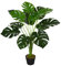 Outsunny HOMCOM Decorative Artificial Monstera Plants in Pot Fake Plants for Home Indoor Decor, 85cm