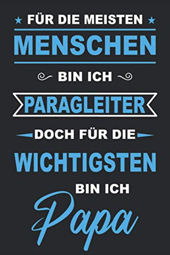 Paragleiten Gleitschirmfliegen Paragliding Gleitsegeln Pilot Notizbuch