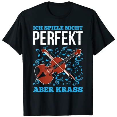 Bratsche Spielen Viola Musik Bratschist Orchester Violist T-Shirt