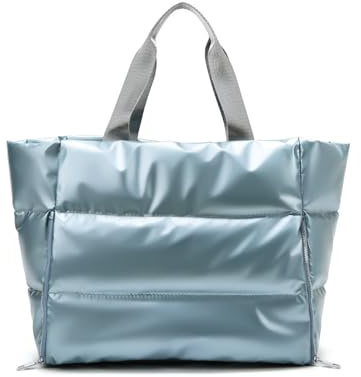 Balakaka Puffer Reisetasche 35L, 3 in 1 Handtasche Damen mit Nasse und Trockener Tasche, Groß Kapazität Wasserdicht Tasche Damen Shopper für Fitness Reisen Yoga
