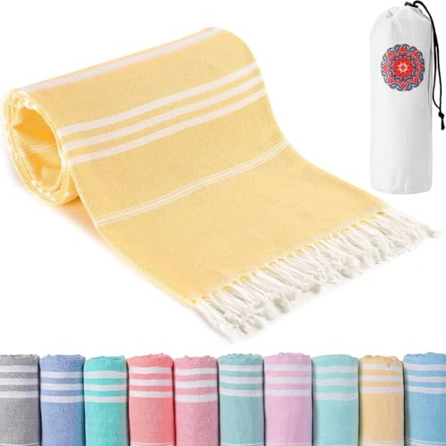 Hoqque Strandtuch Strandhandtuch Hamamtuch Strandtücher Beach Towel XXL