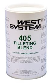 WEST SYSTEM 405 Filleting Blend Filler 150g - Thickens Epoxy for Wood, Marine & Fibreglass Repair - Waterproof, Multi Purpose Adhesive Powder for 2 Part Epoxy - for Interior & Exterior Use