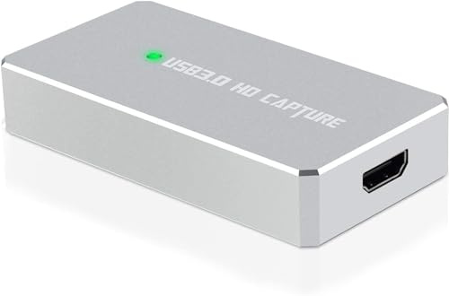 Scheda di acquisizione da HDMI a USB 3.0, trasmissione live streaming record e acquisizione di giochi video Grabber, supporta 1080p 60fps per PS3/PS4, Xbox, Wii U
