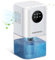 Homtronics Deumidificatore Casa 1.7L, Deumidificatore Portatile, Deumidificatore Casa Muffa, Autospegnimento, Silenzioso Deumidificatori con Luce Ambientale a 7 Colori per Camera, Bagno (Bianco)