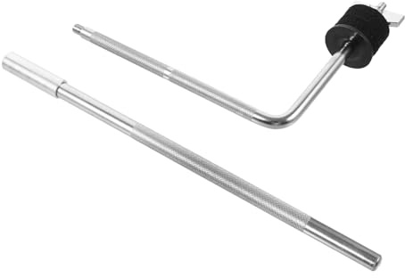 ifundom Soporte de Montaje para Platillos de Batería, Poste de Extensión Ajustable de Aleación, Accesorio Multifuncional para Batería y Pequeño, Compatible Soporte de Platillo Snare Drum,