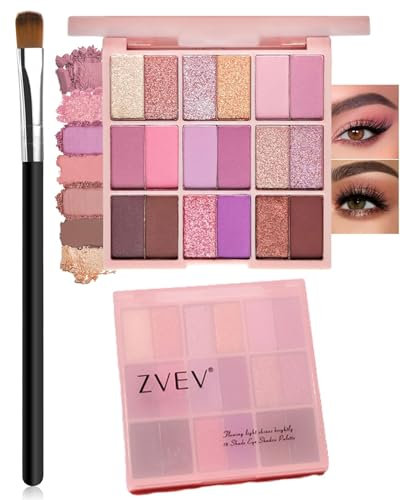 MYGLOAR palette di ombretti, tavolozza di ombretti color bronzo altamente pigmentati, True Signature, finitura crema, opaca e brillante, 18 tonalità sfumabili