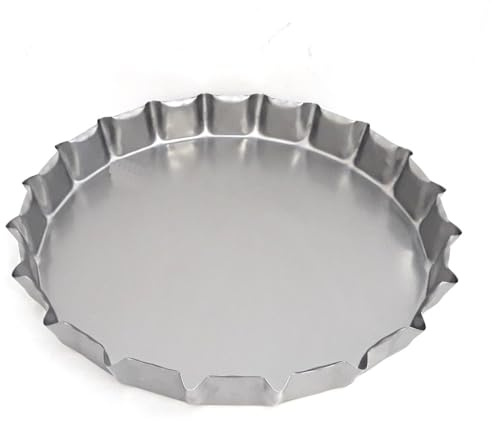 TEGLIA TEGAME PER FOCACCIA BARESE TONDA IN FERRO PER FORNO D.36 X 5,5 Cm