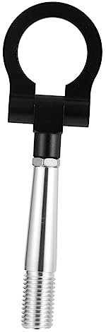 TOPBATHY Barra Di Traino Per Auto in Lega Di Alluminio Gancio Di Traino Ad Anello Per Rimorchio Resistente e Durevole Facile Installazione Anteriore e Posteriore