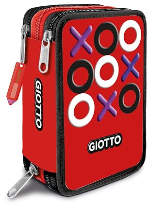 ASTUCCIO 3ZIP GIOTTO TRIS RED - SUPERMINA