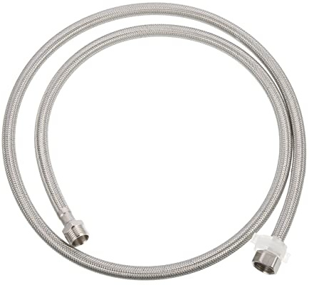 Tofficu Tubo Flessibile Acciaio Inossidabile e Facile Installazione Metri Resistente e Antiflessibile Adatto per Macchine Lavatrici e Lavastoviglie