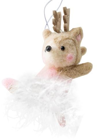 Ahuuen Tierische Weihnachtsanhänger - Filz Weihnachtsfiguren Tierdeko | Festlich Dekorativ Deko Für Feiertage Haus Garten Büro