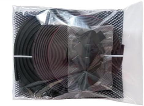 Magnetische Aquarium-Netzabdeckung, Sprungschutznetz, individuell zuschneidbar, Schwarz, Verschiedene Größen(Length:20cm,Width:20cm)