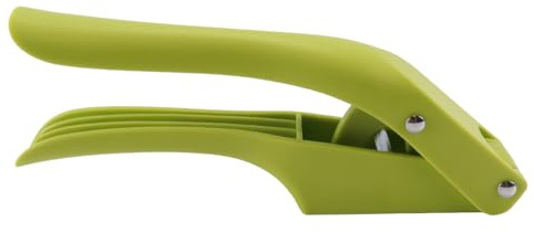 Riven Garlic Press 2 in 1 Garlic Slicer, Crusher with Peeler and Brush for Ginger