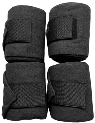 Hästbenbandage 4 st ridstövlar skydd | 249 cm mjuka ridtillbehör med bandageskydd för promenader, träning och hoppning